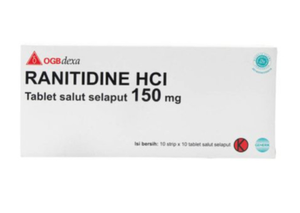 RANITIDINE HCL OGB DEXA MEDICA 150 MG BOX 100 TABLET