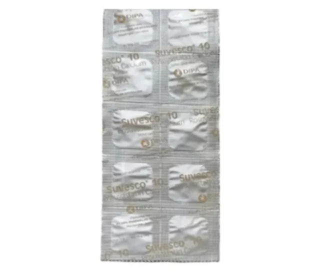 SUVESCO 10 MG STRIP 10 TABLET