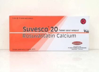 SUVESCO 20 MG BOX 20 TABLET