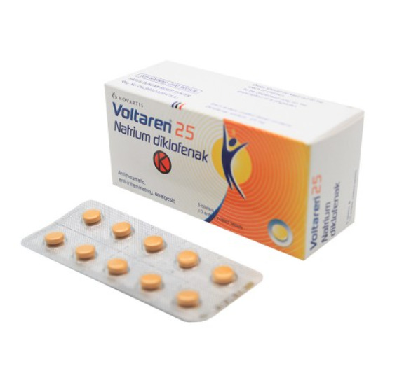 VOLTAREN 25 MG BOX 50 TABLET