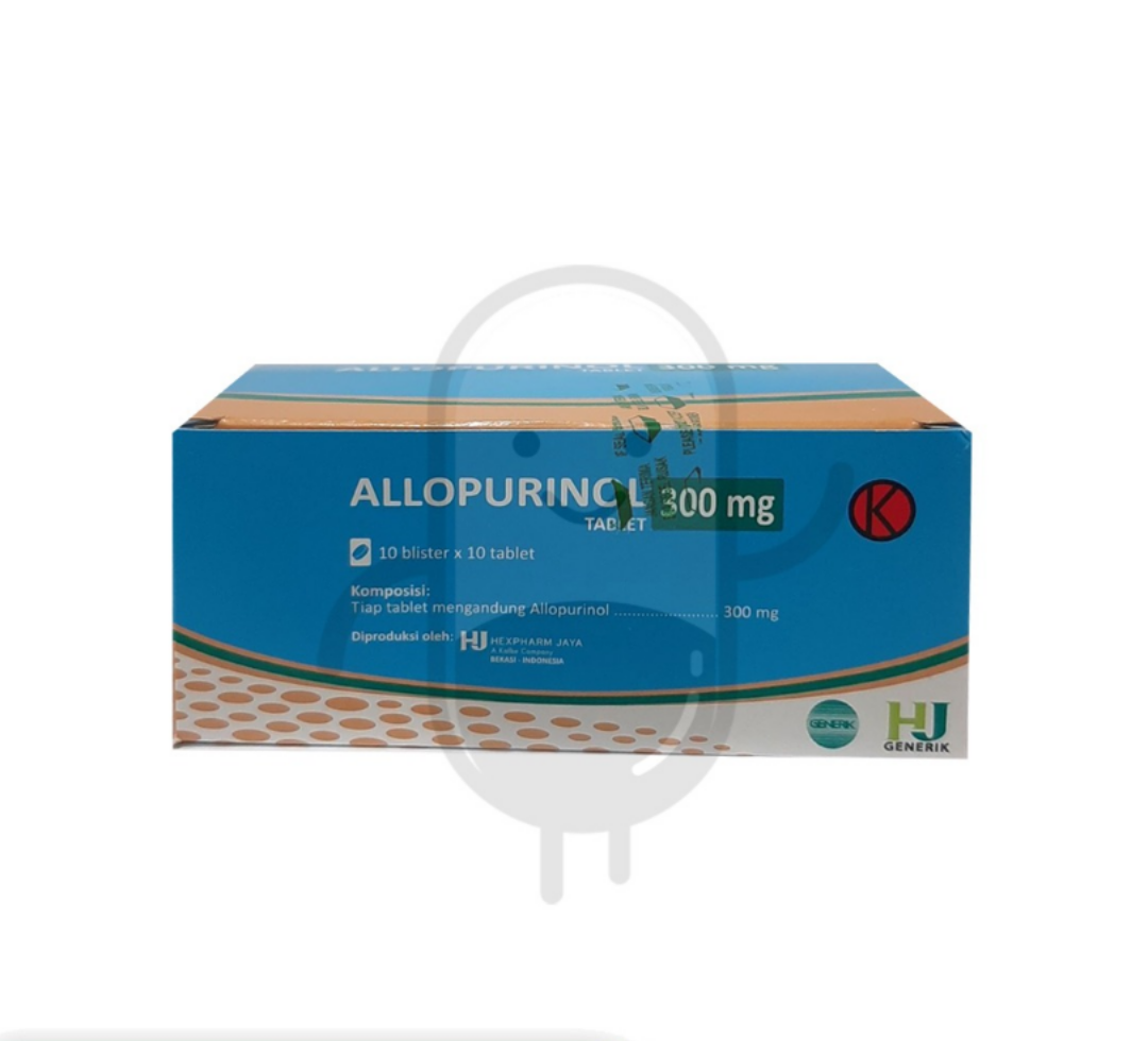 ALLOPURINOL HEXPHARM 300 MG BOX 100 TABLET