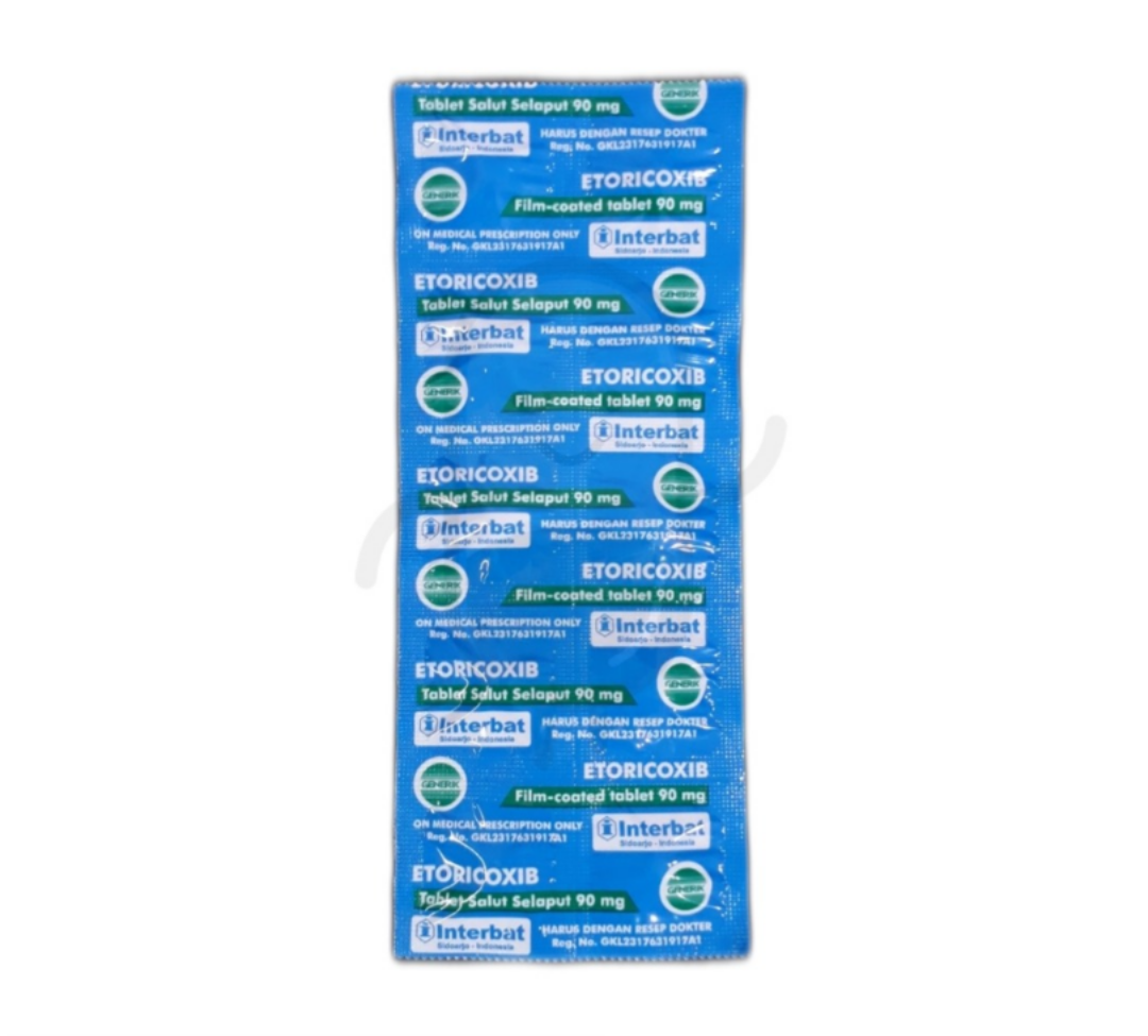 ETORICOXIB INTERBAT 90 MG STRIP 10 TABLET