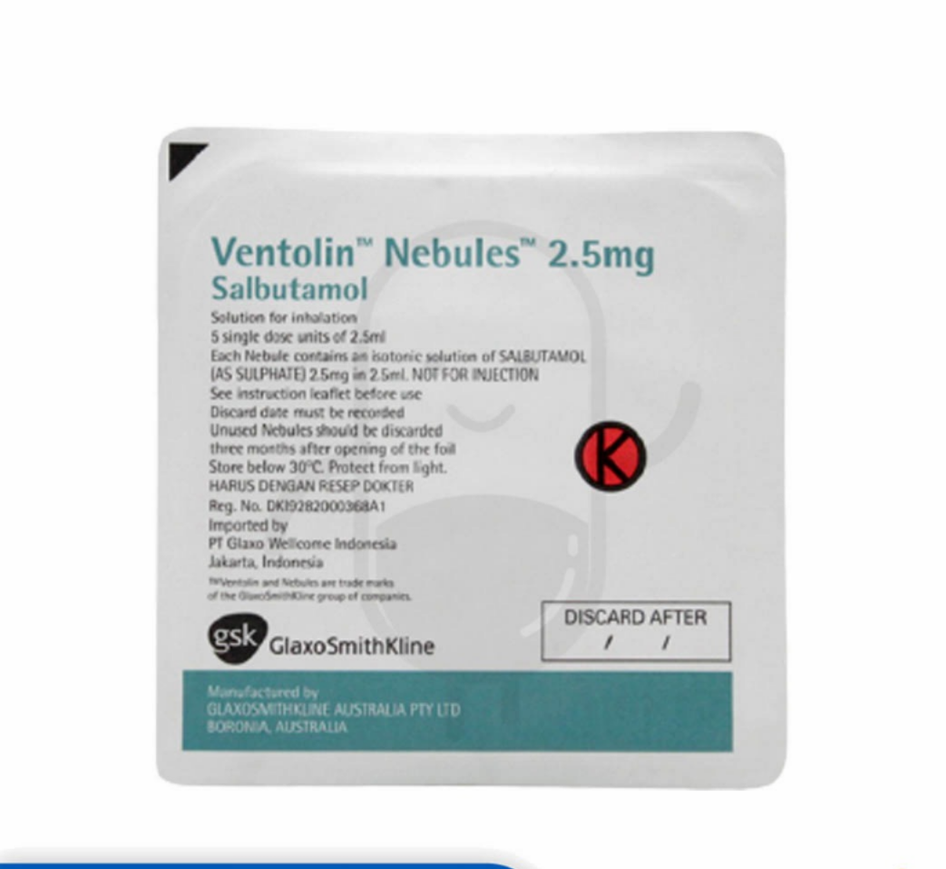 VENTOLIN NEBULES PACK 5 NEBULES