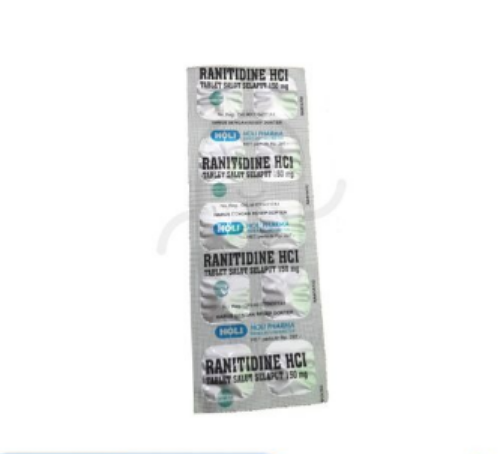 RANITIDINE HCL HOLI 150 MG STRIP 10 TABLET