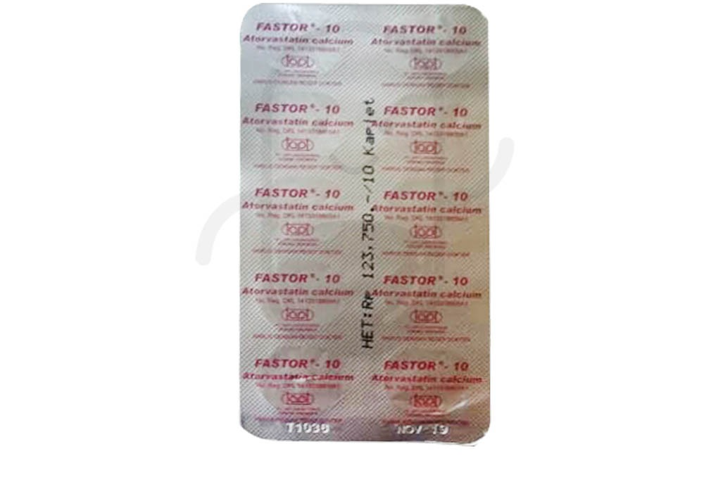 FASTOR 10 MG STRIP 10 KAPLET