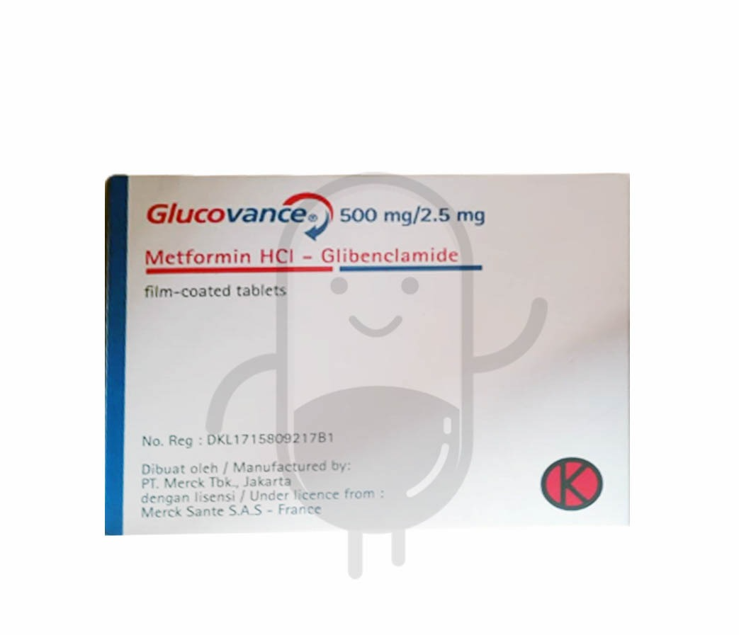 GLUCOVANCE 500/2.5 MG BOX 100 TABLET