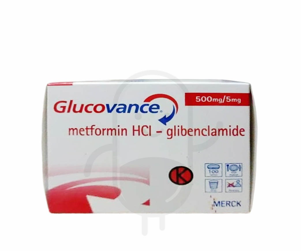 GLUCOVANCE 500/5 MG BOX 100 TABLET