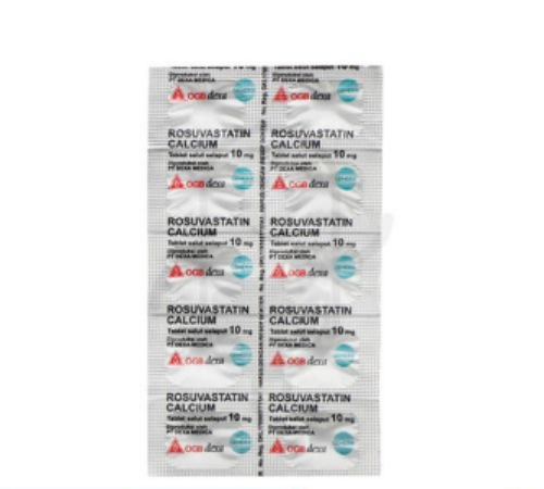 ROSUVASTATIN CALCIUM OGB DEXA MEDICA 10 MG STRIP 10 TABLET