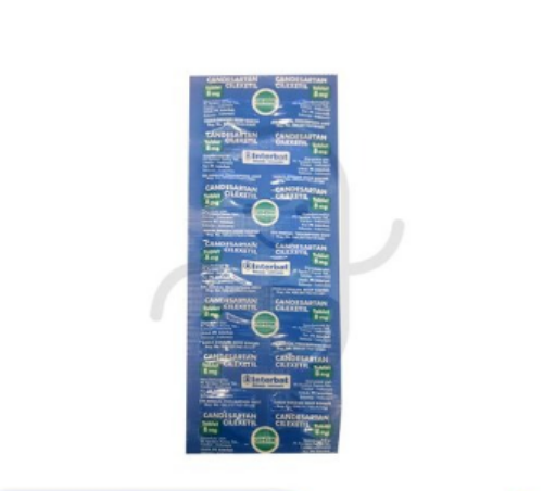 CANDESARTAN CILEXETIL INTERBAT 8 MG STRIP 10 TABLET