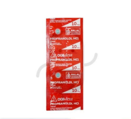 PROPRANOLOL HCL OGB DEXA MEDICA 10 MG STRIP 10 TABLET