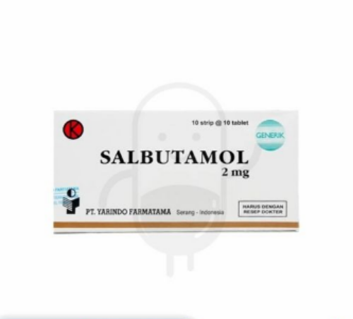 SALBUTAMOL YARINDO 2 MG BOX 100 TABLET