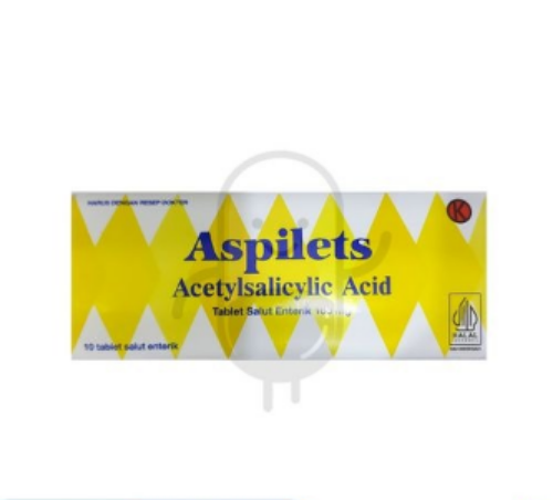 ASPILETS 100 MG STRIP 10 TABLET