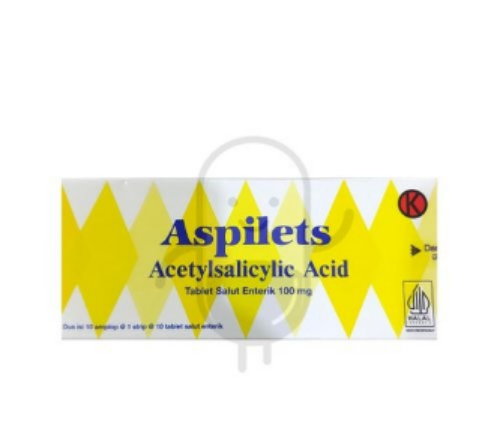 ASPILETS 100 MG BOX 100 TABLET