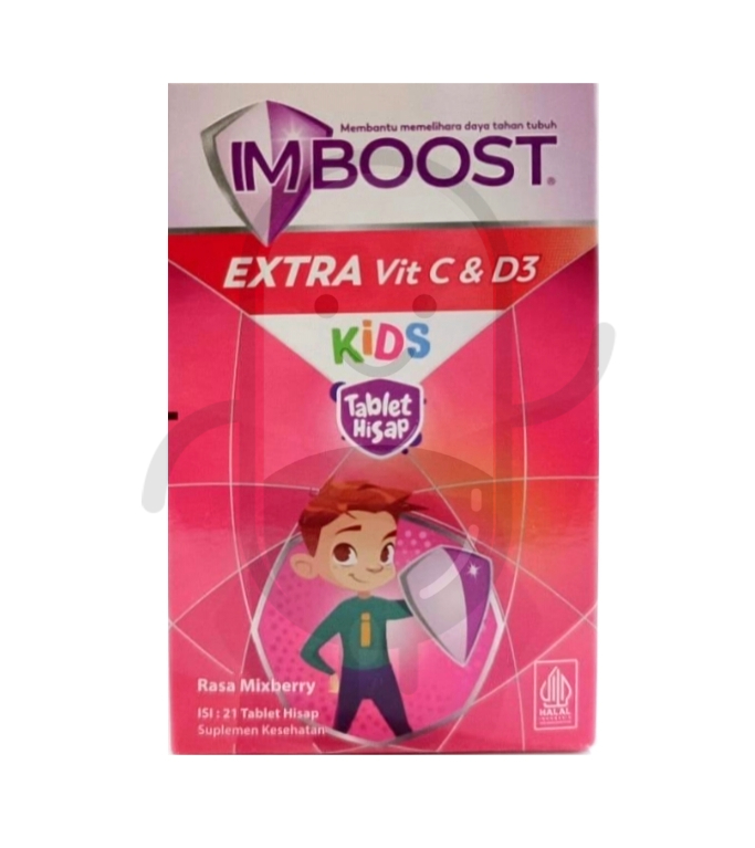 IMBOOST KIDS RASA MIXBERRY BOTOL 21 TABLET HISAP