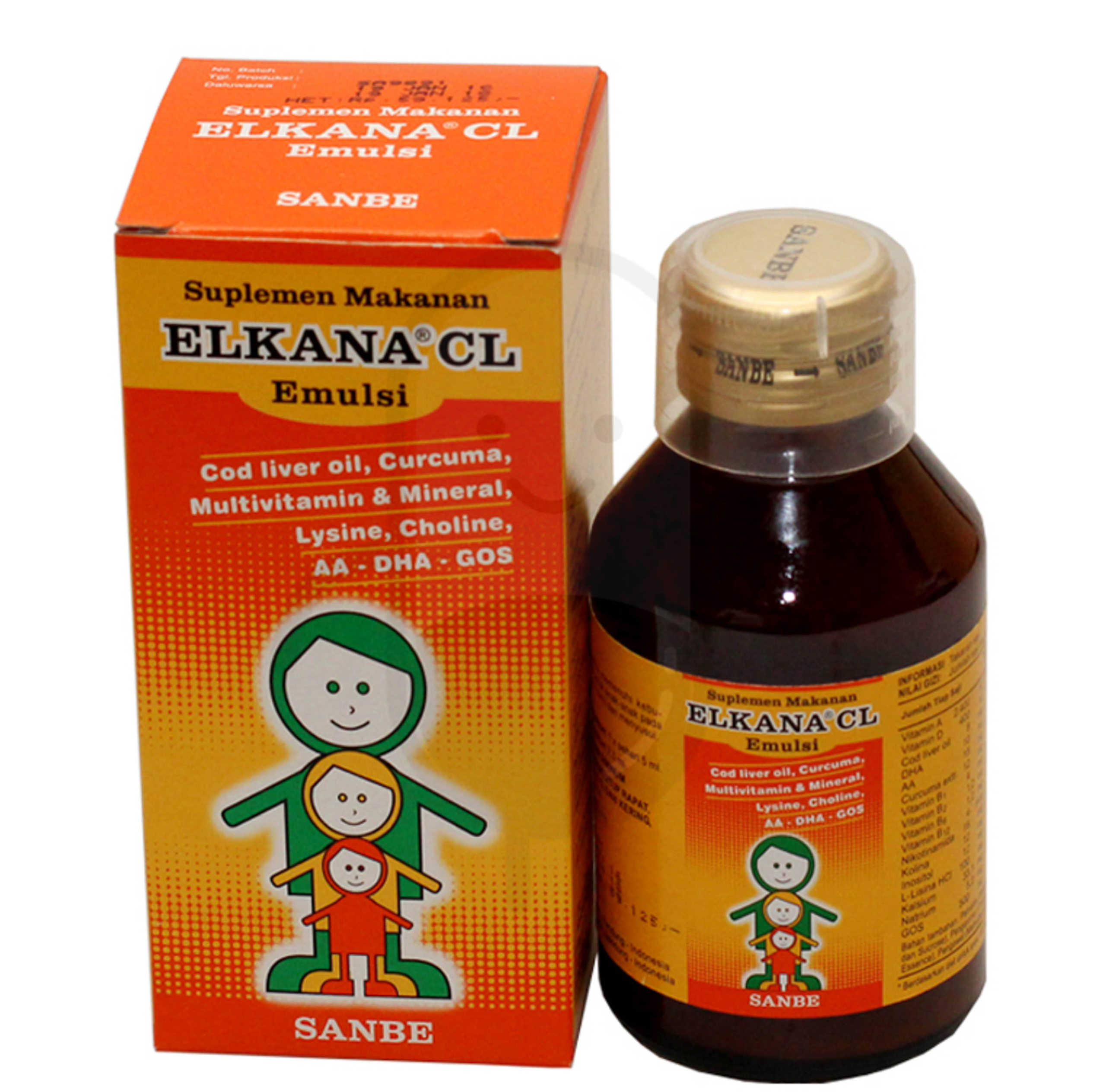 ELKANA CL EMULSI 120 ML BOTOL