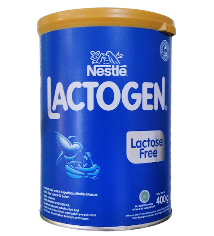 LACTOGEN LACTOSE FREE 400 GRAM KALENG