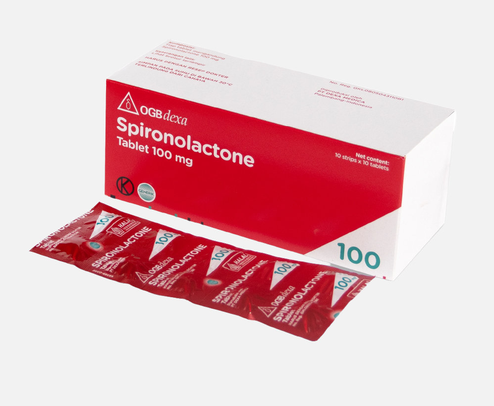 SPIRONOLACTONE OGB DEXA MEDICA 100 MG BOX 100 TABLET