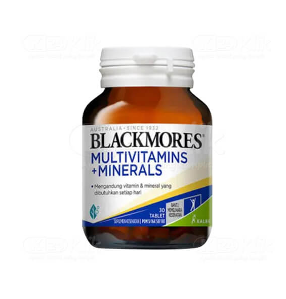 BLACKMORES MULTIVITAMINS + MINERALS BOTOL 30 TABLET