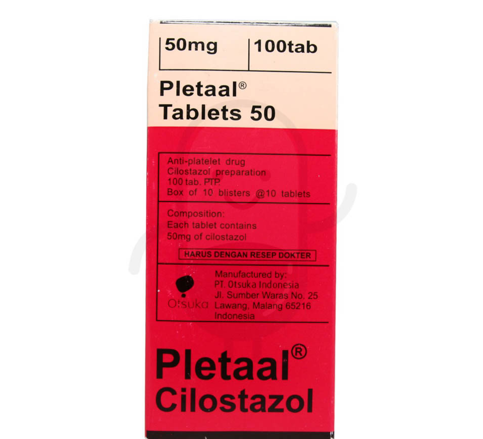 PLETAAL 50 MG BOX 100 TABLET