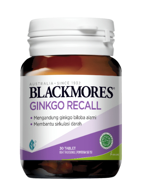 BLACKMORES GINGKO RECALL BOTOL 30 TABLET