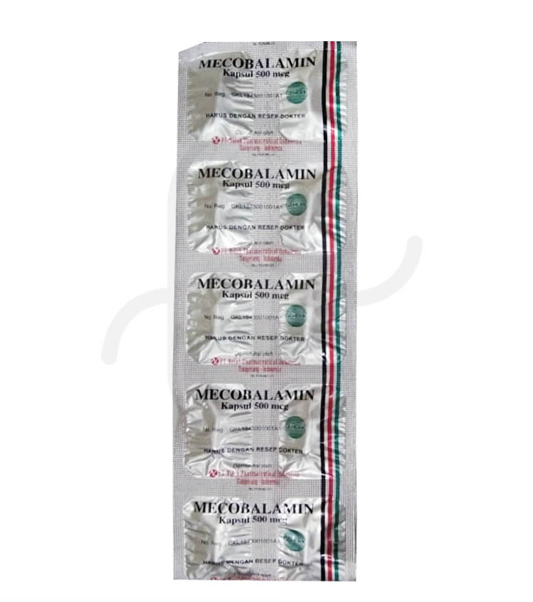 MECOBALAMINE NULAB 500 MCG STRIP 10 KAPSUL