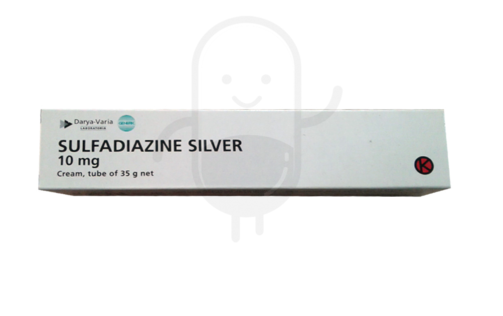 SULFADIAZINE SILVER DARYA VARIA 1% KRIM 35 GRAM TUBE