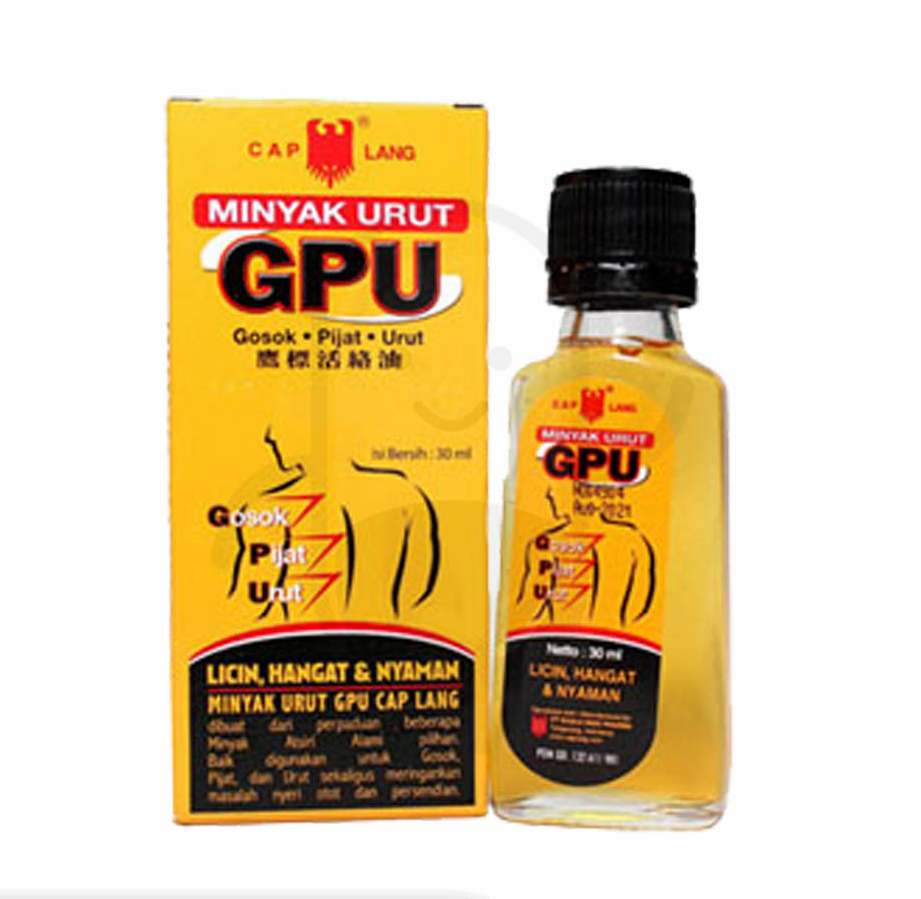 CAP LANG MINYAK URUT GPU 30 ML