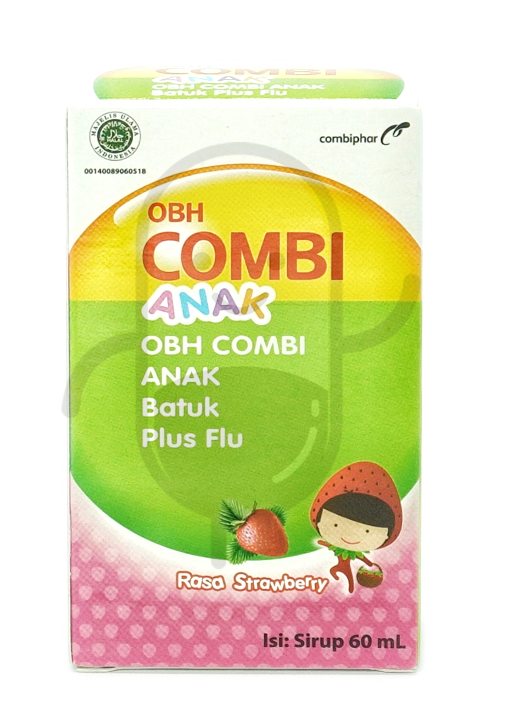 OBH COMBI ANAK BATUK PLUS FLU RASA STRAWBERRY 60 ML