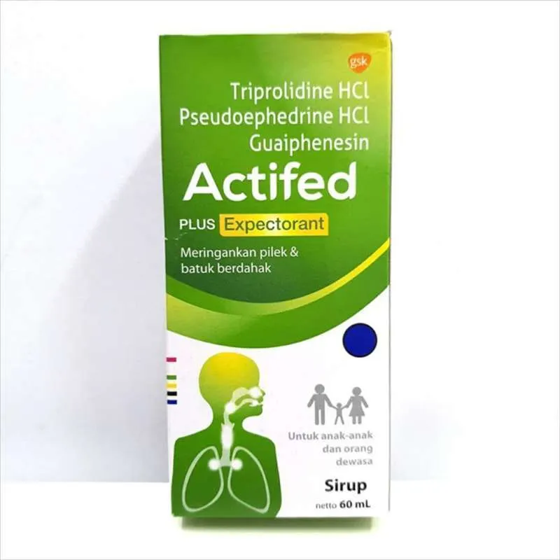 ACTIFED PLUS EXPECTORANT SIRUP 60 ML