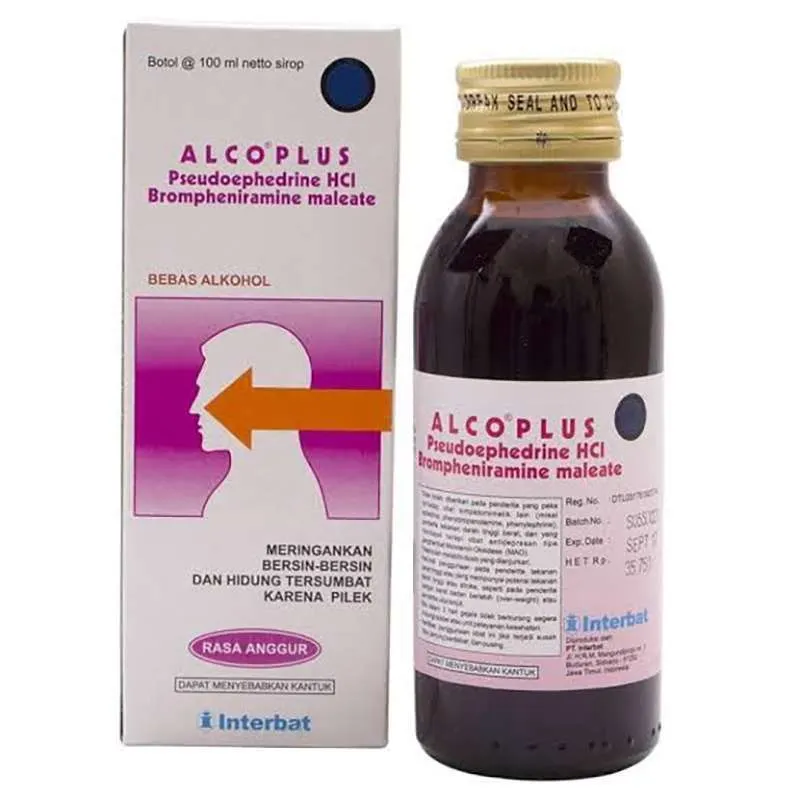 ALCO PLUS SIRUP 100 ML BOTOL