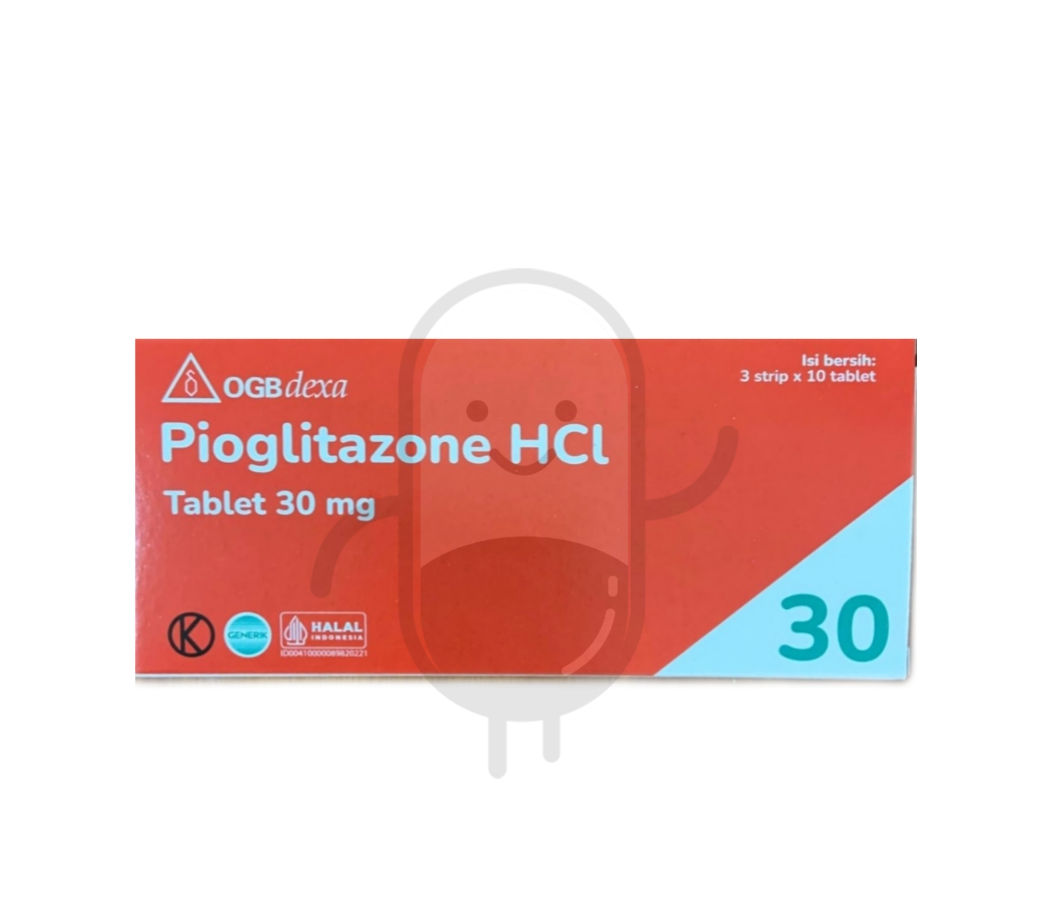 PIOGLITAZONE OGB DEXA MEDICA 30 MG BOX 30 TABLET