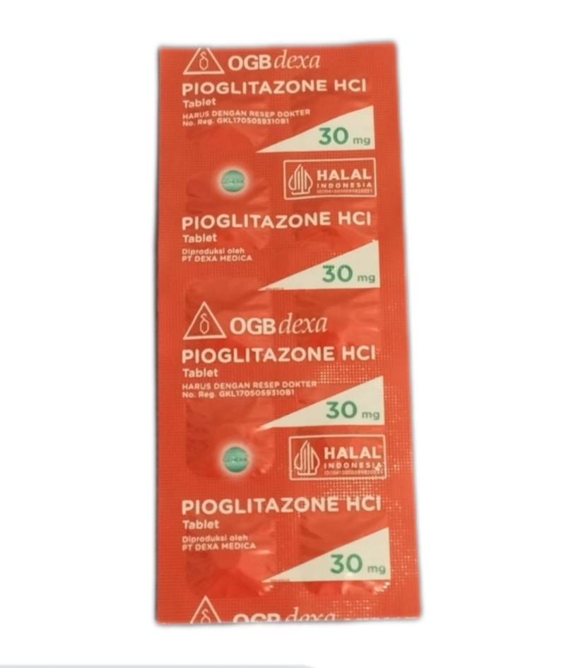 PIOGLITAZONE OGB DEXA MEDICA 30 MG STRIP 10 TABLET