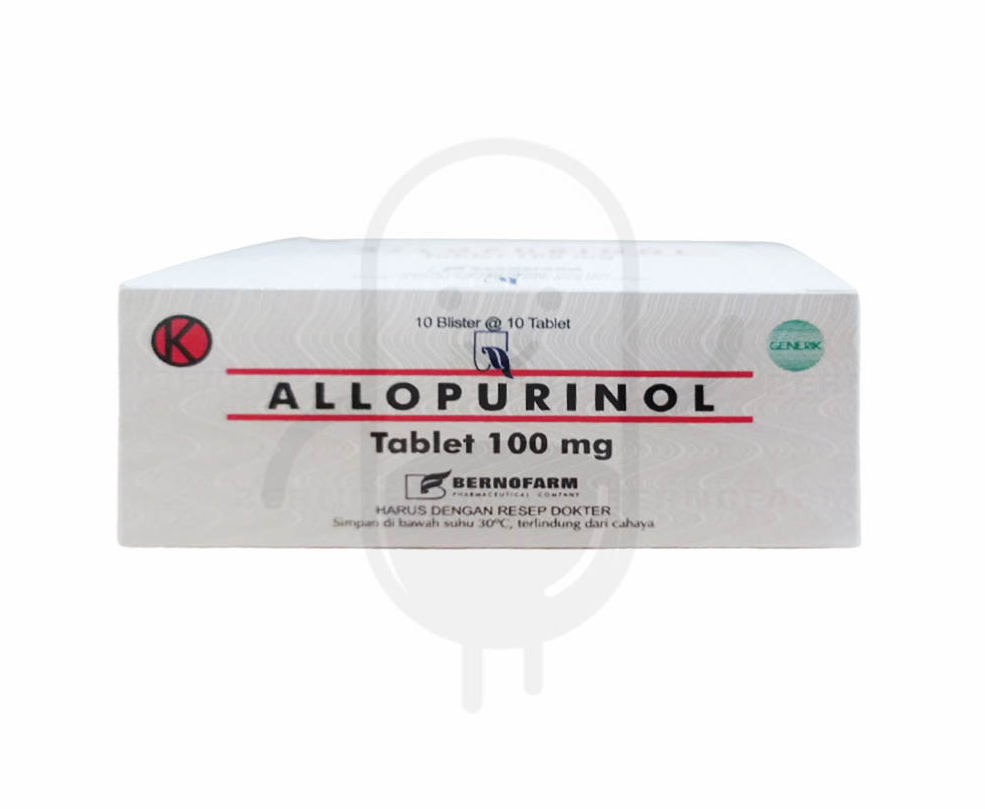 ALLOPURINOL BERNOFARM 100 MG BOX 100 TABLET