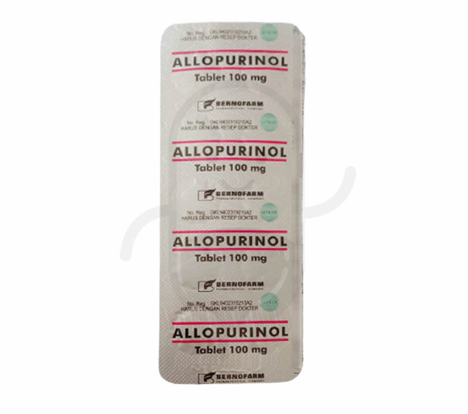 ALLOPURINOL BERNOFARM 100 MG STRIP 10 TABLET
