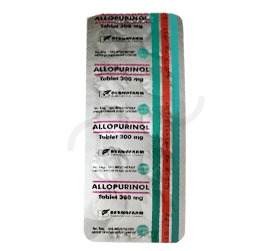 ALLOPURINOL BERNOFARM 300 MG STRIP 10 TABLET
