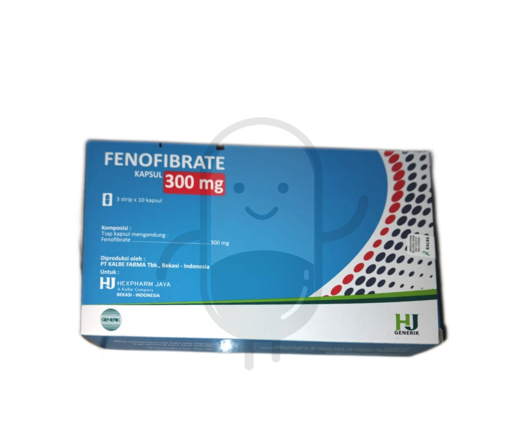 FENOFIBRATE HEXPHARM 300 MG BOX 30 KAPSUL