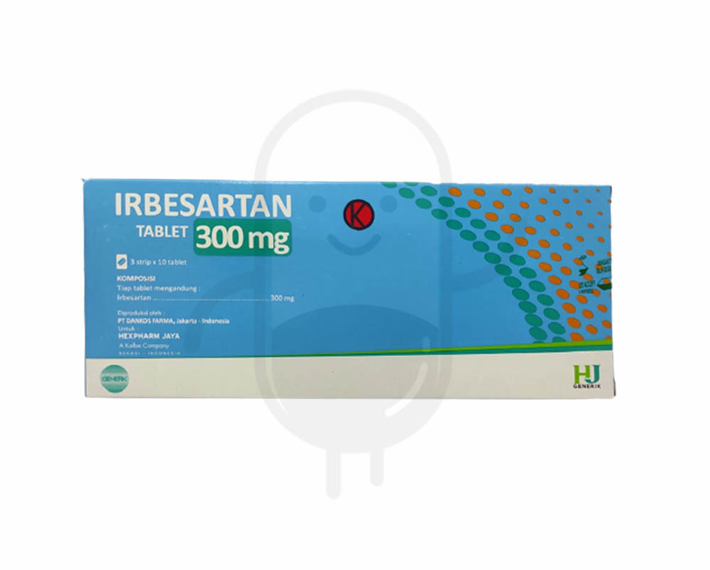 IRBESARTAN HEXPHARM 300 MG BOX 30 TABLET