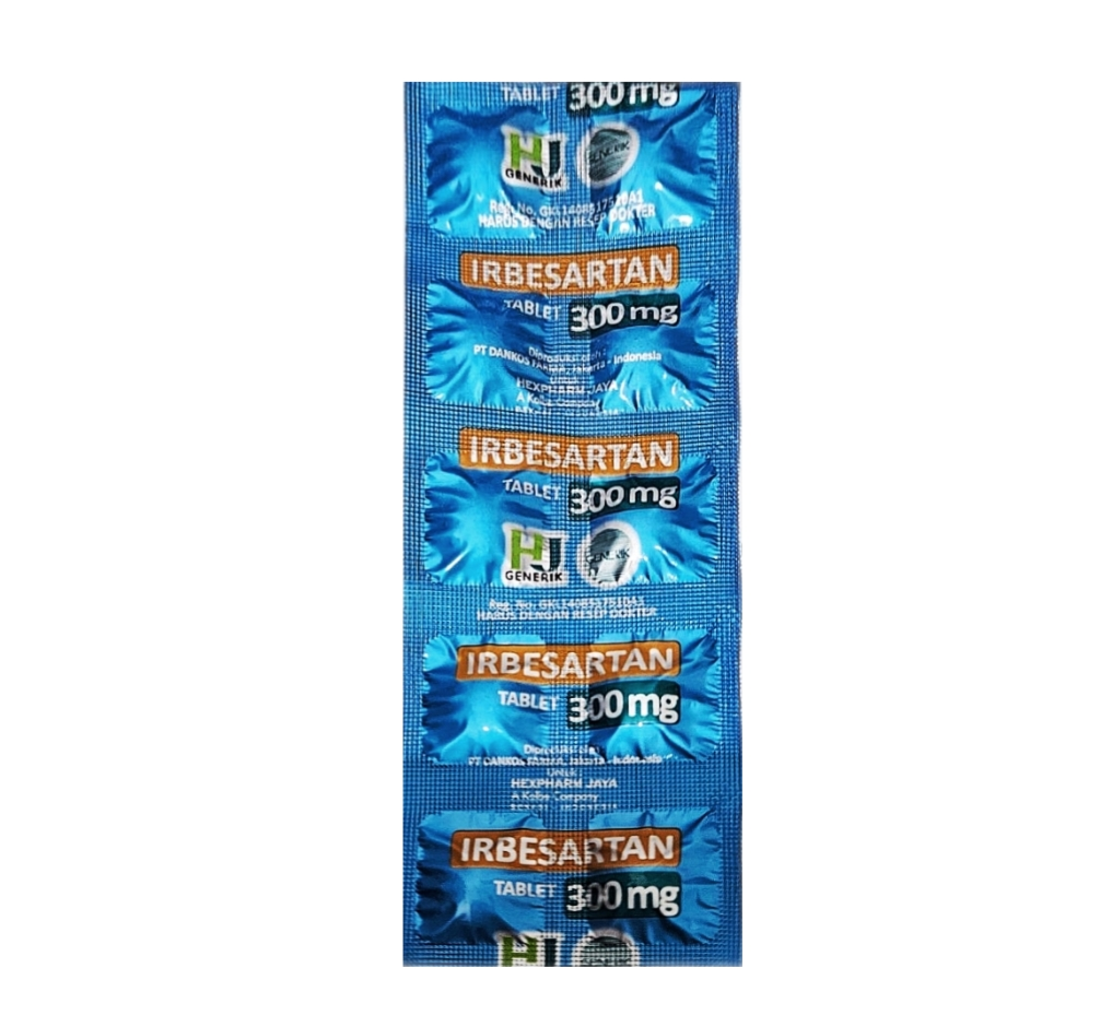 IRBESARTAN HEXPHARM 300 MG STRIP 10 TABLET