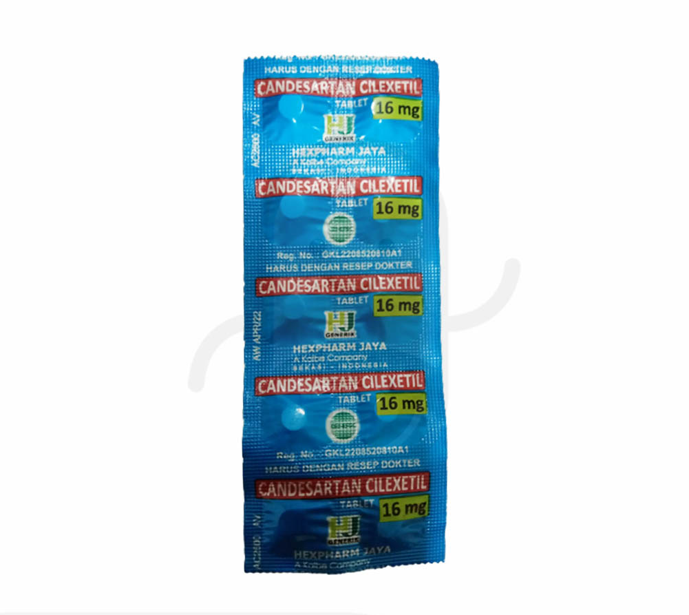 CANDESARTAN CILEXETIL HEXPHARM 16 MG STRIP 10 TABLET