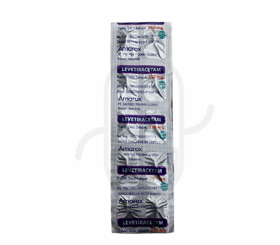LEVETIRACETAM AMAROX 250 MG STRIP 10 TABLET