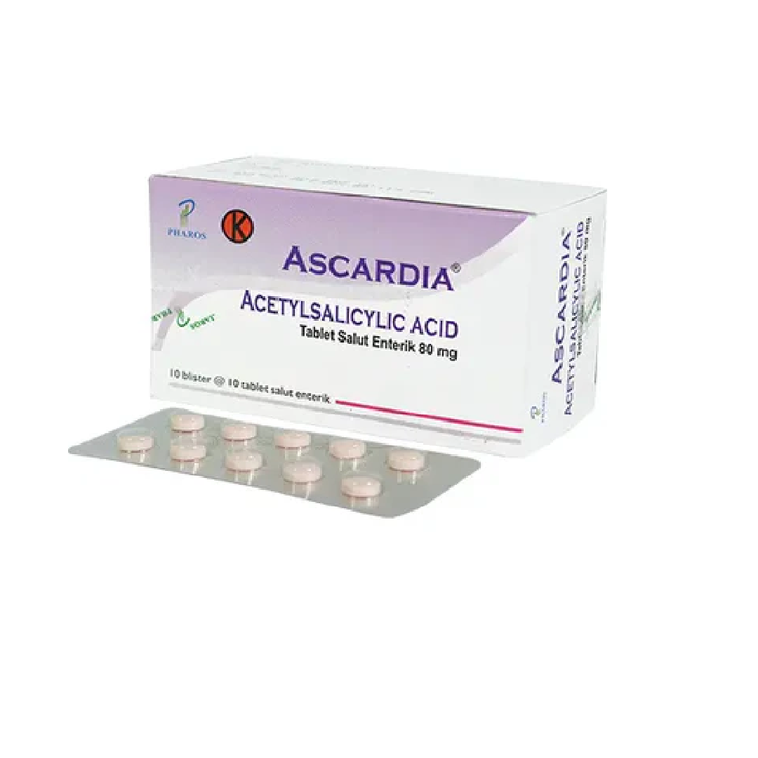 ASCARDIA 80 MG BOX 100 TABLET