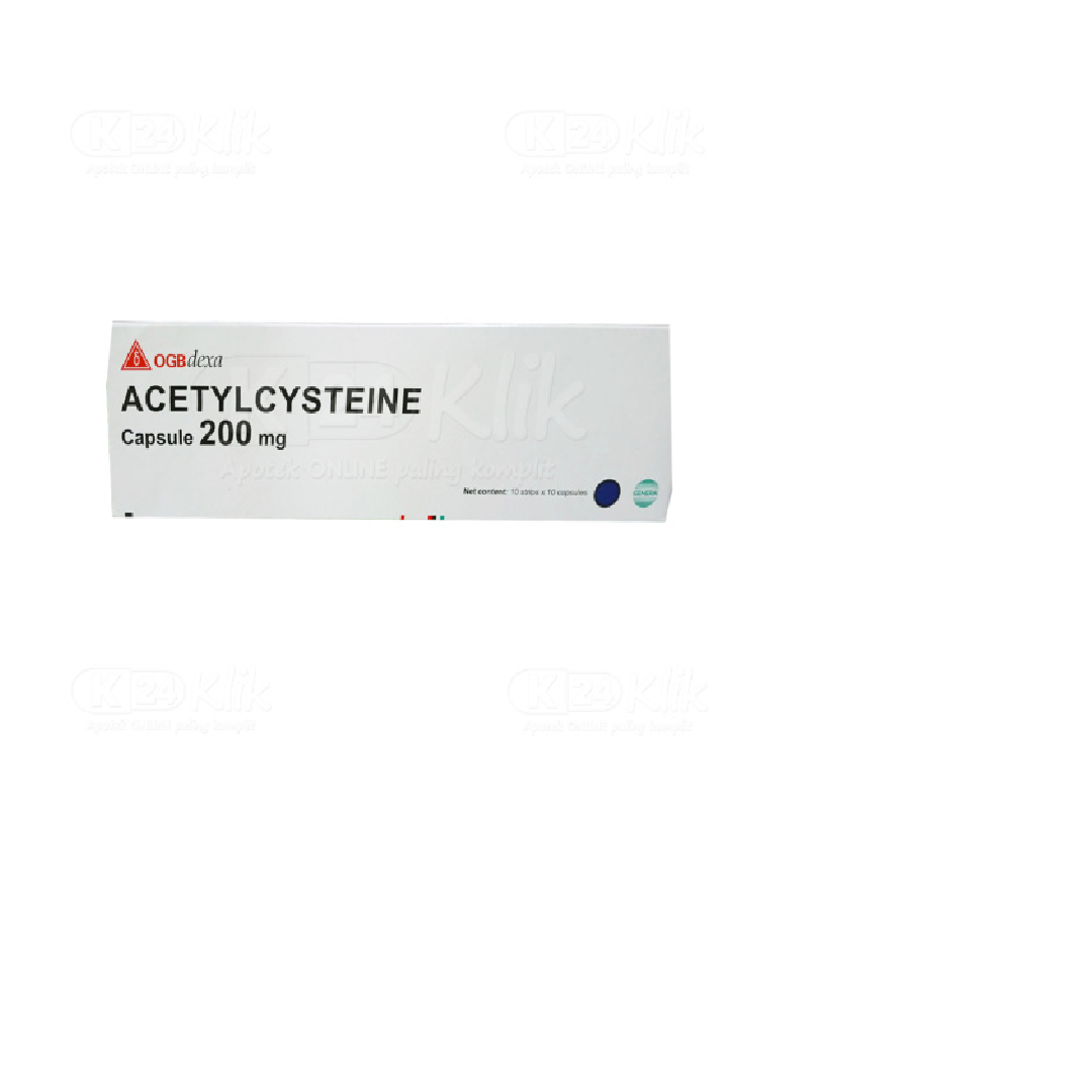 ACETYLCYSTEINE OGB DEXA MEDICA 200 MG BOX 100 KAPSUL