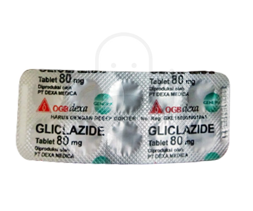 GLICLAZIDE OGB DEXA MEDICA 80 MG STRIP 10 TABLET
