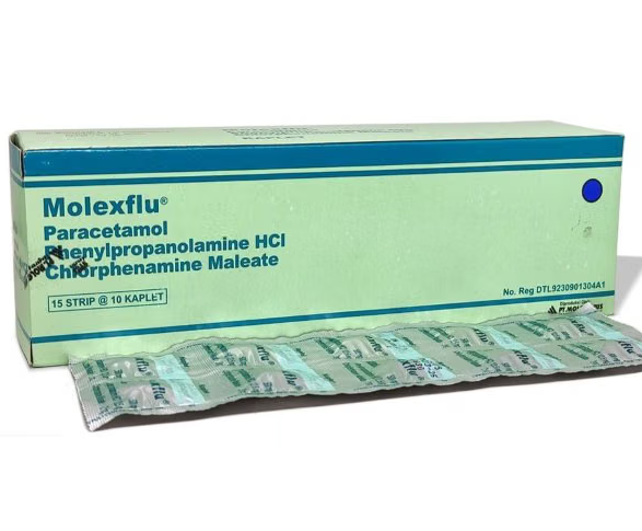 MOLEXFLU STRIP ISI 10 KAPLET