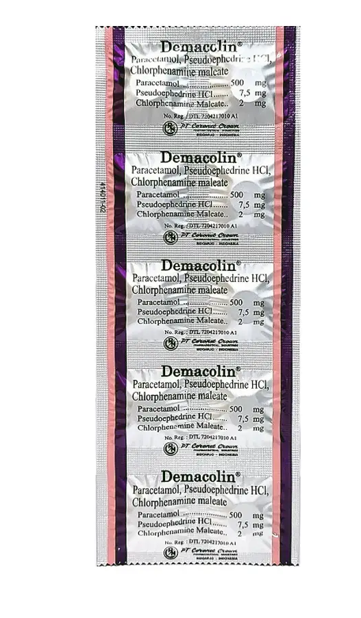DEMACOLIN STRIP 10 TABLET