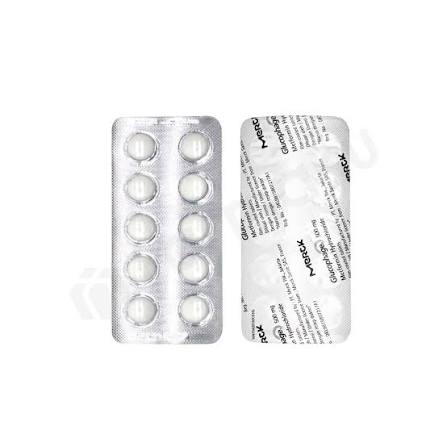 GLUCOPHAGE 500 MG STRIP 10 TABLET SALUT SELAPUT