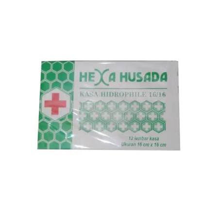 HEXA HUSADA KASA HIDROPHILE 16/16 12 LEMBAR