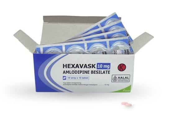 HEXAVASK 10 MG BOX 100 TABLET