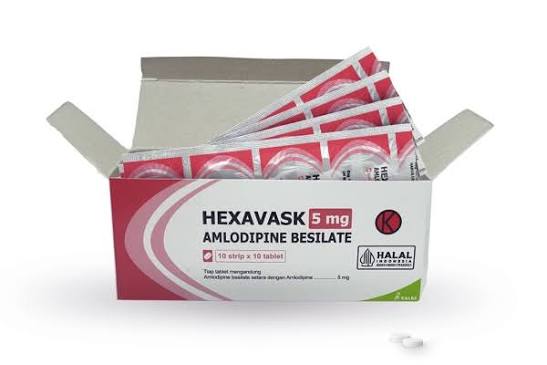 HEXAVASK 5 MG BOX 100 TABLET