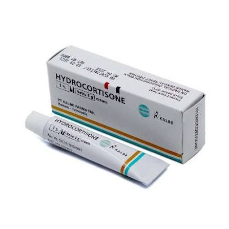 HYDROCORTISONE ACETATE KALBE FARMA 1% CREAM 5 GRAM TUBE